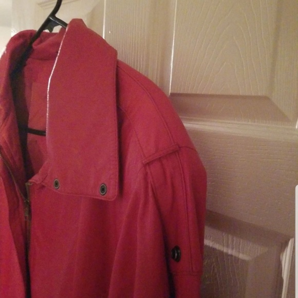 Vintage Brass Plum Red Leather Jacket - Picture 5 of 8